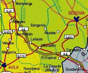 Mapa del ámbito del CEPA de El Espinar